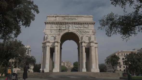 Victory Arch in Genoa