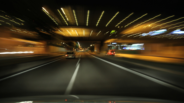 Barcelona Night City Drive Cameracar