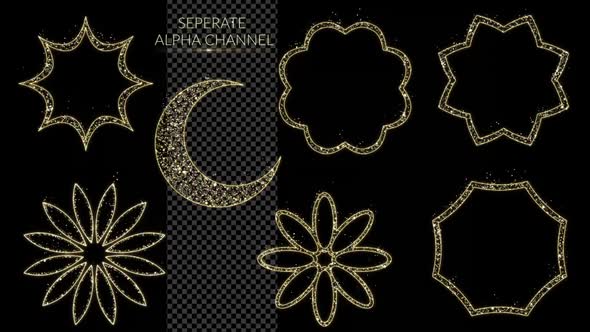 Gold Particles Design Pack