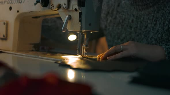 Working Sewing Machine Presser Foot Stitching