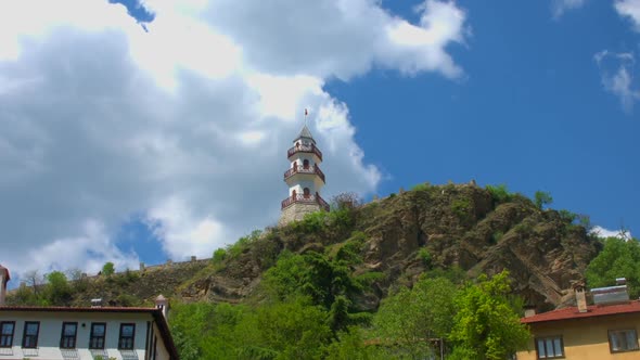 Ottoman clock tower, Göynük City of Turkey.