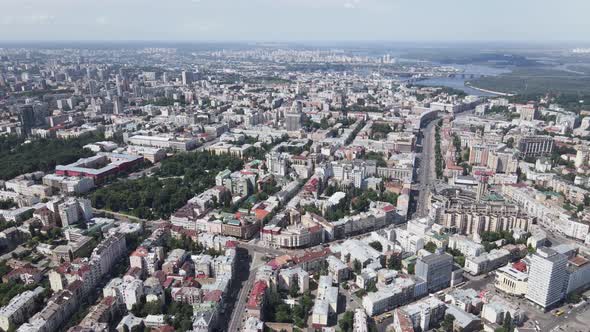 Aerial View of Kyiv By Day. Ukraine