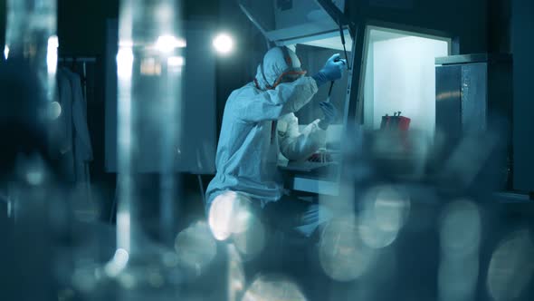 Laboratory Worker Develops a Vaccine While Working with Covid-19 Tests.