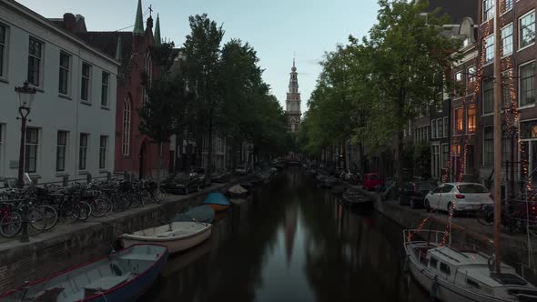 Timelapse of Evening Amsterdam