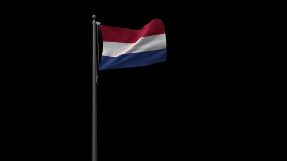 Netherlands Flag With Alpha 2K