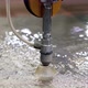 Automated machine for cutting metal with water jet. Water under pressure cuts objects - VideoHive Item for Sale