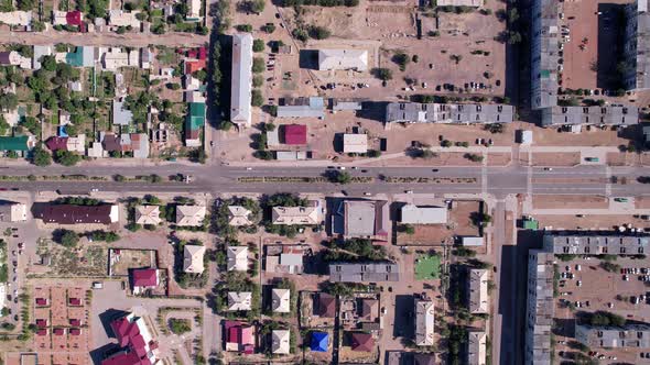 The Small Town of Balkhash is a View From a Drone