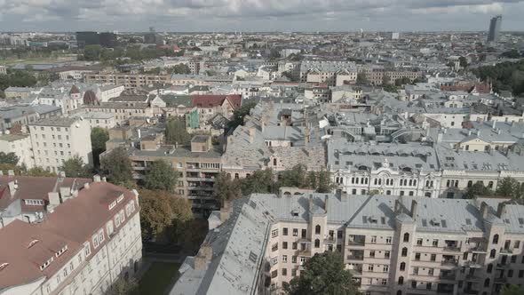 Buildings aerial view