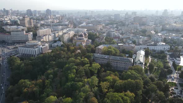 Kyiv - the Capital of Ukraine. Aerial View. Kiev