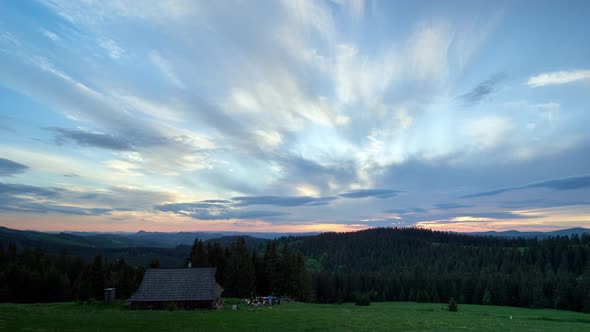 Dramatic Cloudy Sunset