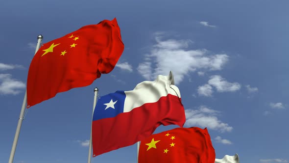 Many Flags of Chile and China alt