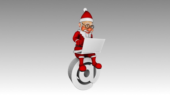  Santa 3D Character - Sent Email