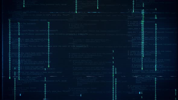 Computer Hacking code and program Hi-Tech Futuristic Background 4K