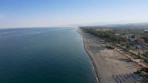 Sandy Beach Coastline of Sicily