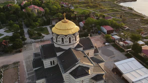 Vladimir Cathedral at Sunset