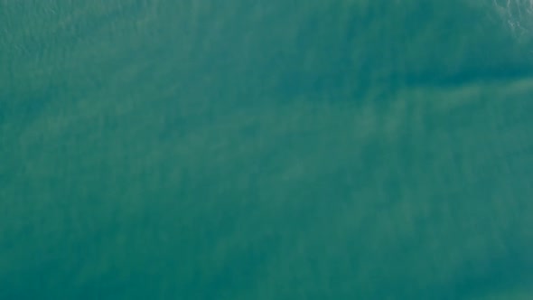 Sea water surface from above