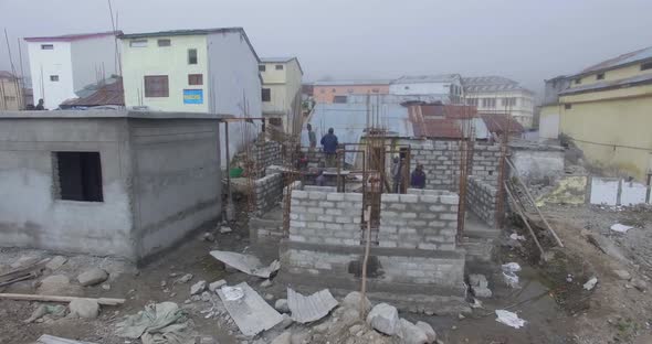 Kedarnath Dham Kedarpuri During Reconstruction Work in Uttarakhand