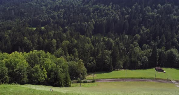 Beautiful Alpine Landscape Around Mittenwald Bavaria Germany