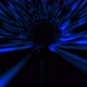 Space tunnel wormhole time travel, through clouds and millions of stars - VideoHive Item for Sale