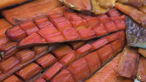 Various Smoked Fish Products