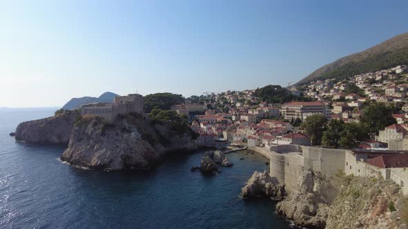 Fort Lovrijenac Fortress of Dubrovnik in Croatia