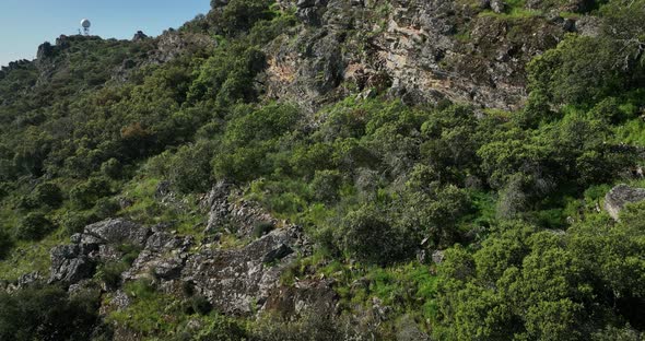 Unique view of a church in the middle of nature