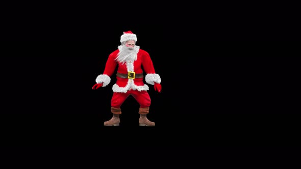 Santa Claus Dancing 4K