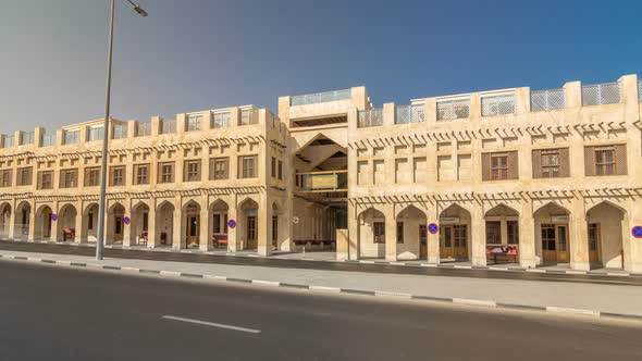 Souq Waqif Timelapse Hyperlapse in Doha Qatar