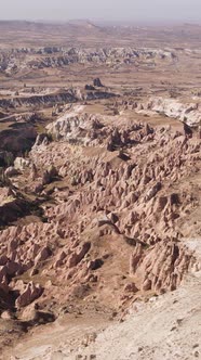 Cappadocia Landscape Aerial View