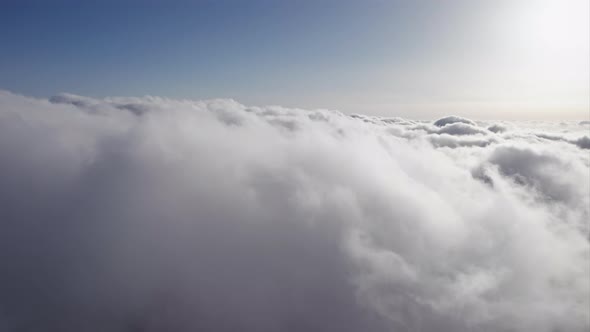 Flight Over of Clouds