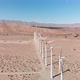Drone towards Palm Springs Energy Windmill Farm in the Desert of California - VideoHive Item for Sale