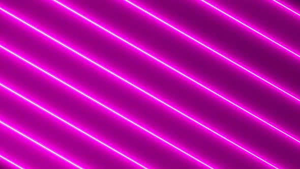 Futuristic trendy bright purple color seamless neon light line technology motion background. Vd 608