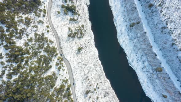 Aerial Hyperlapse over Route 97