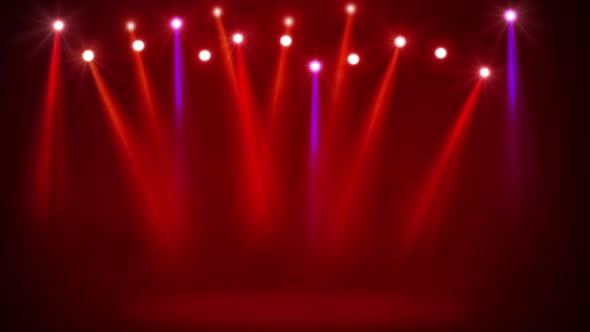 Red Stage Lights