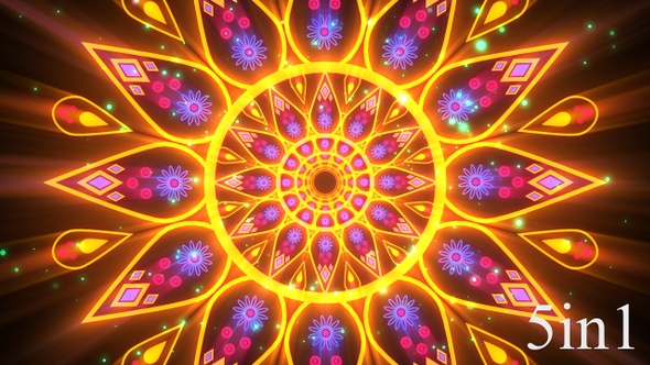 Neon Circle Background alt