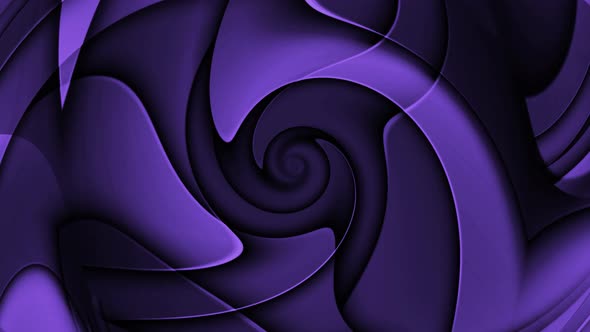 Purple Color 3d Twirl Background Animation