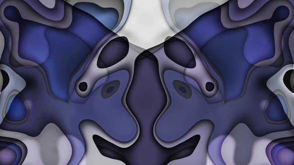 Blue White Color Shape Liquid Animated Background