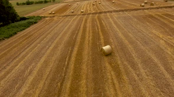 Drone Flight Close to a Farmers field.