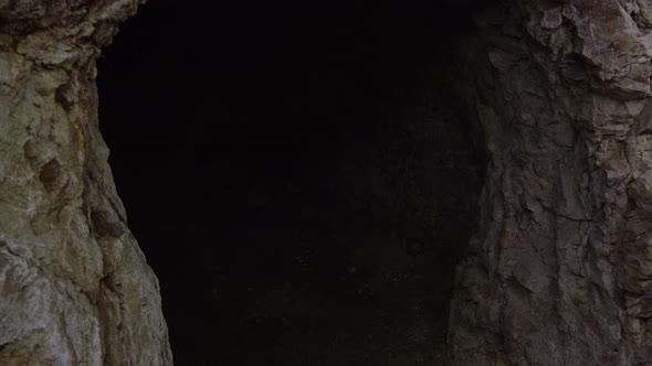 Narrow Roads of the Underground City Inside the Cave