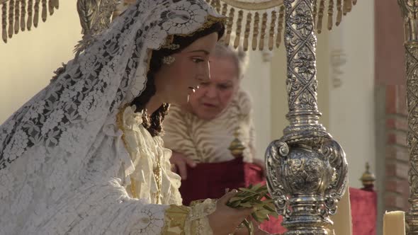 Rocio Virgin in Procession