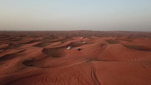 Dubai desert safari - drone footage