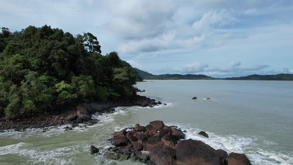 The Beaches at the most southern part of Borneo Island