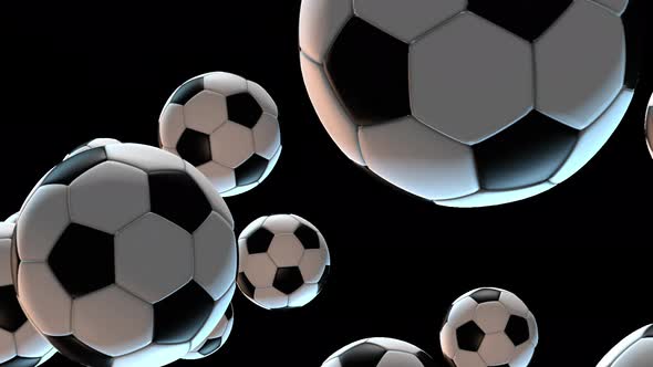 Abstract Soccer Ball Alpha