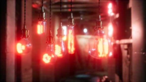 Old Retro Vintage Incandescent Light Bulb alt