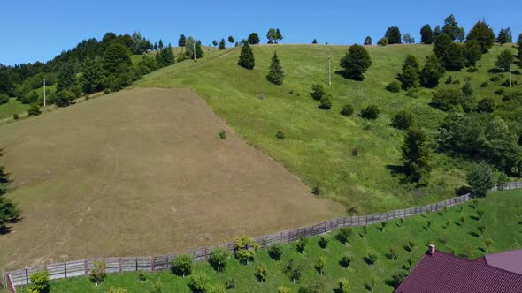 Aerial View Of Beautiful Hill