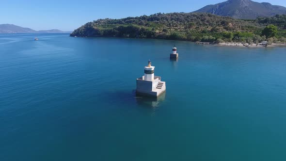 Small Lighthouse In The Bay