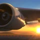 Close To Airplane Turbo Jet Engine Rotating with Visible Exhaust Seamless Loop - VideoHive Item for Sale