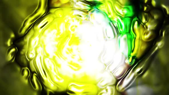 Digital Rendering Abstract Colorful Bubbles