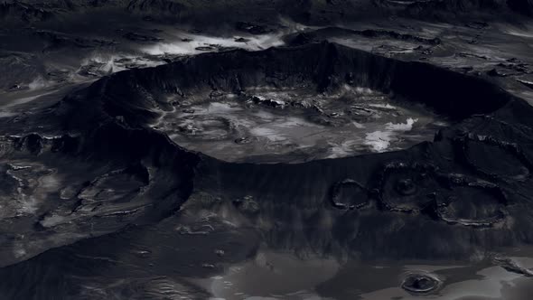 Moon Surface with Many Craters alt