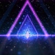 Space Triangle Glow Motion Loop Background - VideoHive Item for Sale